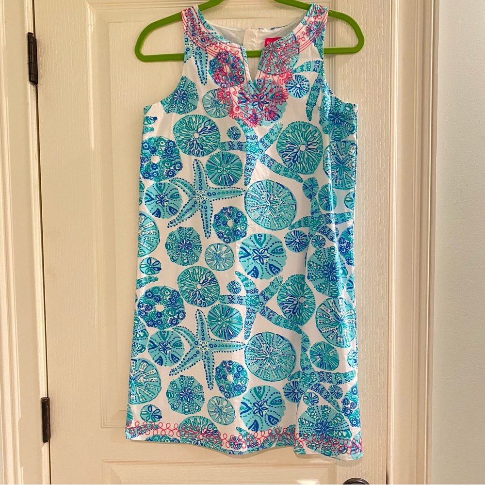 Lilly for Target Sea Urching Girls XL 14/16 Shift dress